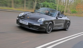 Porsche 911 GTS Cabriolet front track