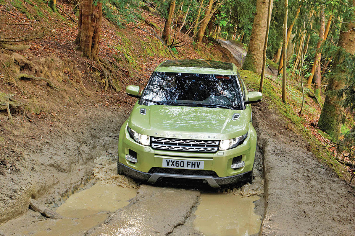 Range Rover Evoque mud