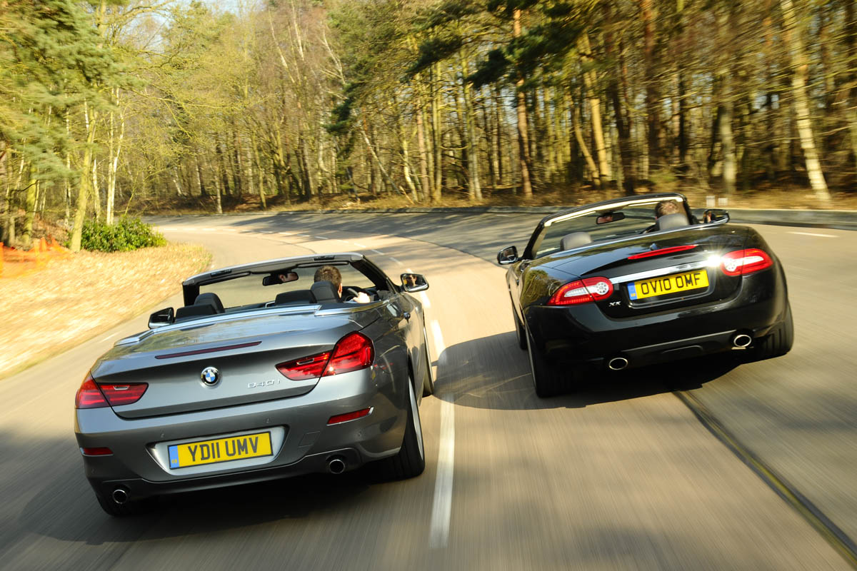 BMW 6-Series vs Jaguar XK twin