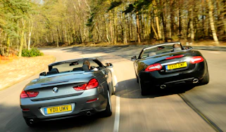 BMW 6-Series vs Jaguar XK twin