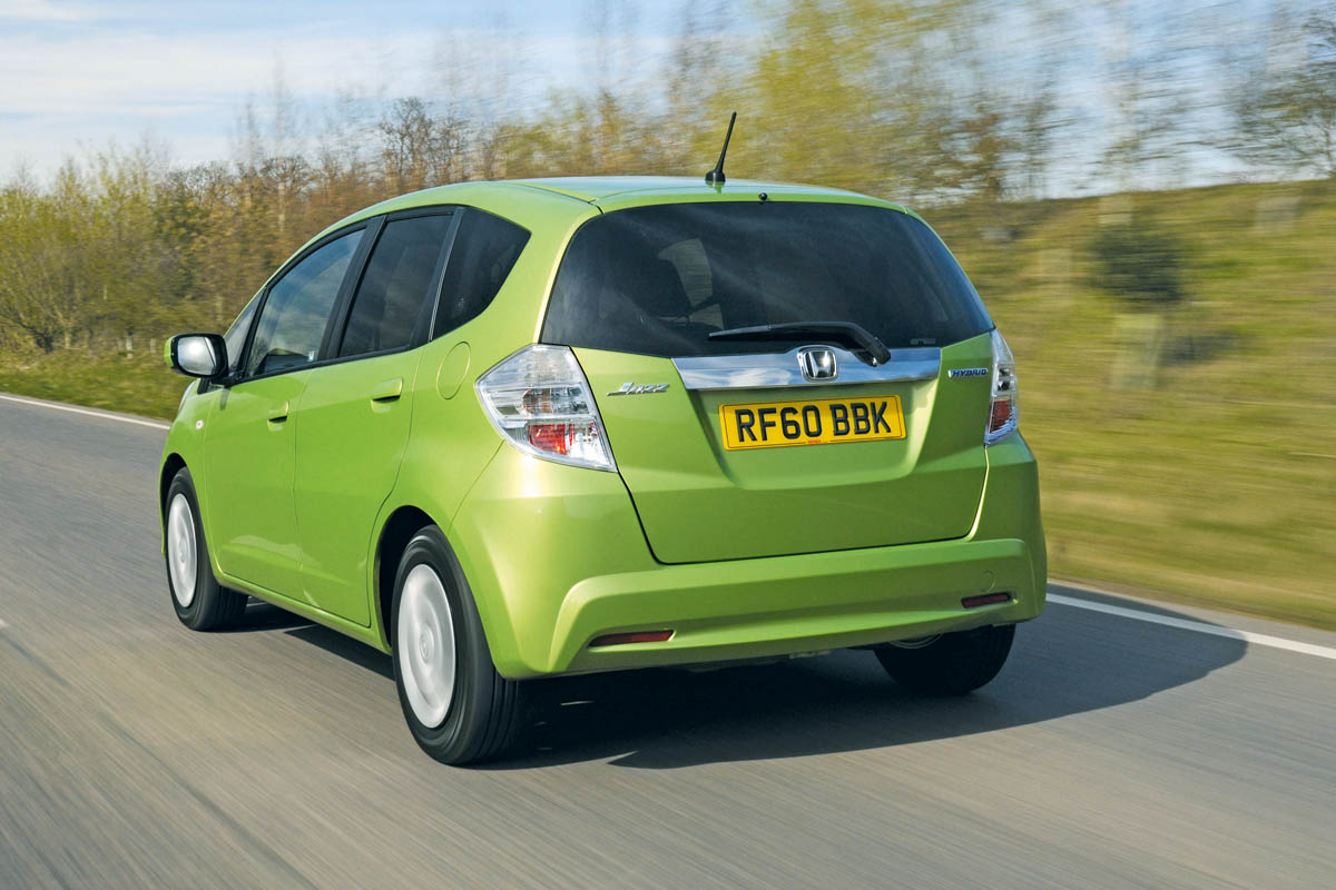 Honda Jazz hybrid rear track