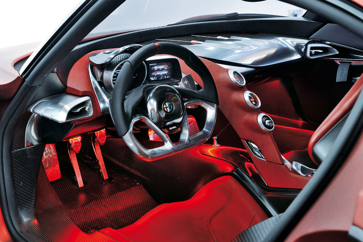 Alfa Romeo 4C interior