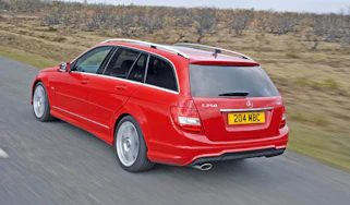 Mercedes C350 Estate rear