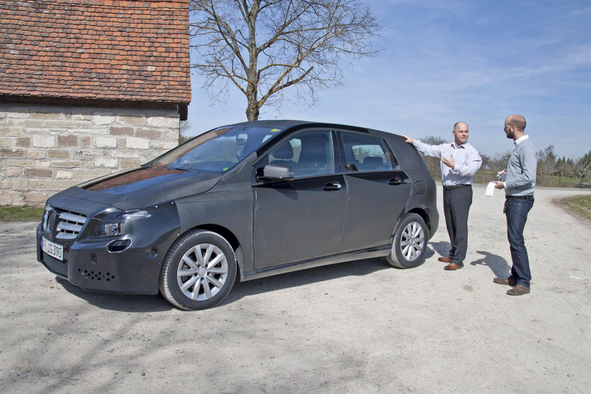 Mercedes B-Class prototype side