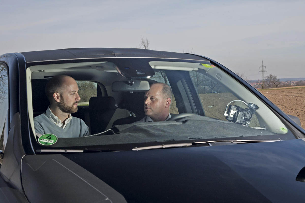 Mercedes B-Class prototype inside