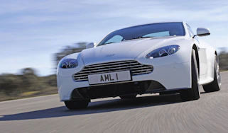 Aston Martin Vantage S front track