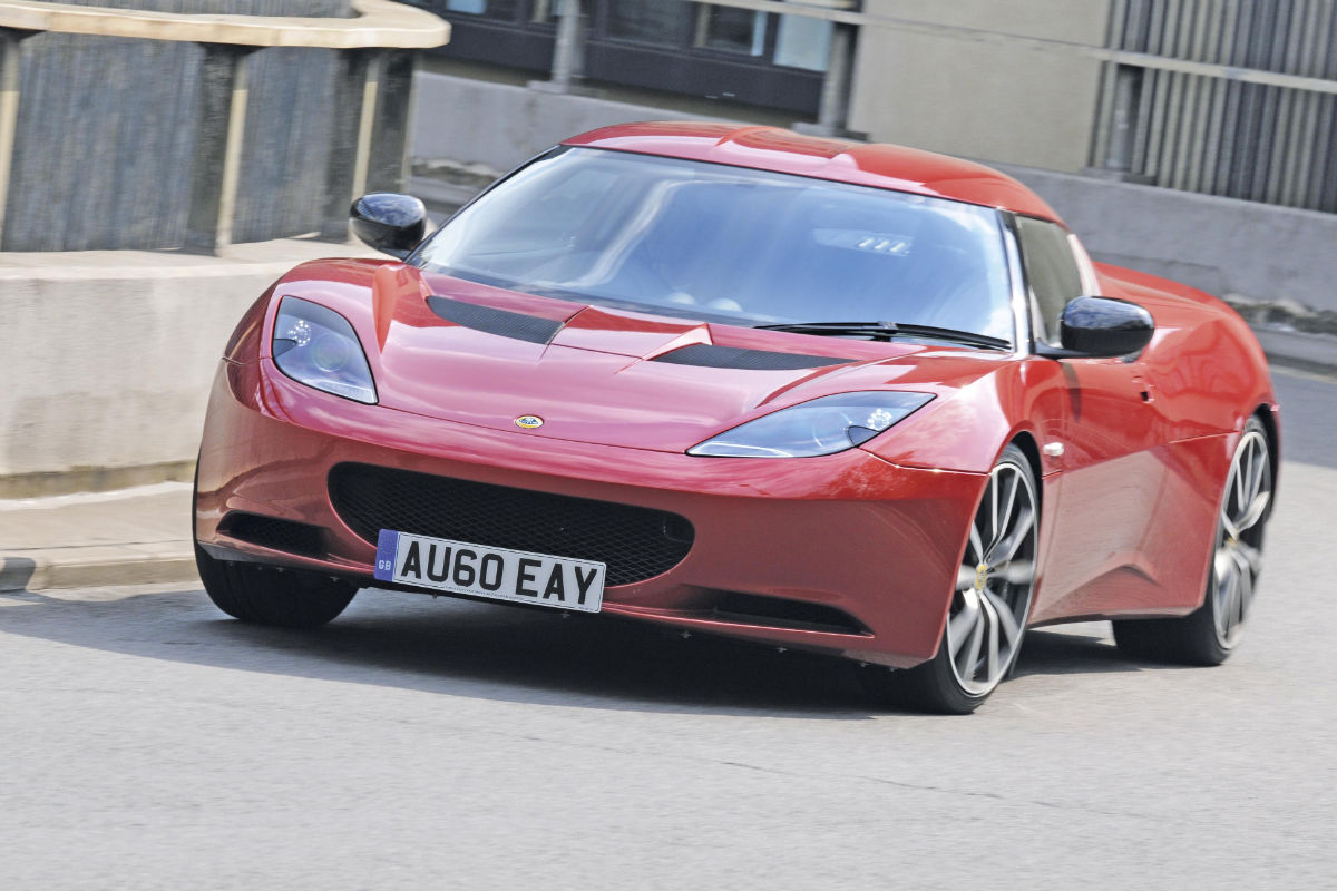 Lotus Evora S cornering
