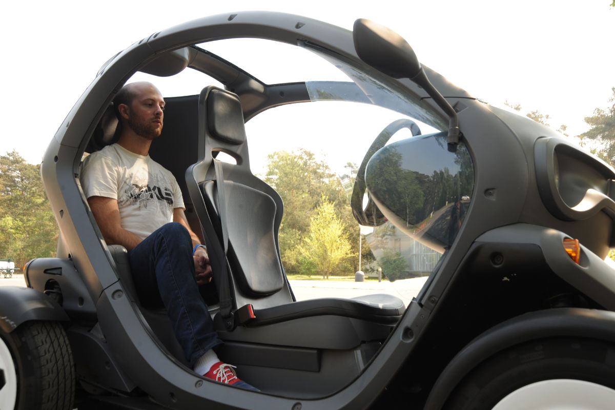 Renault Twizy rear seats