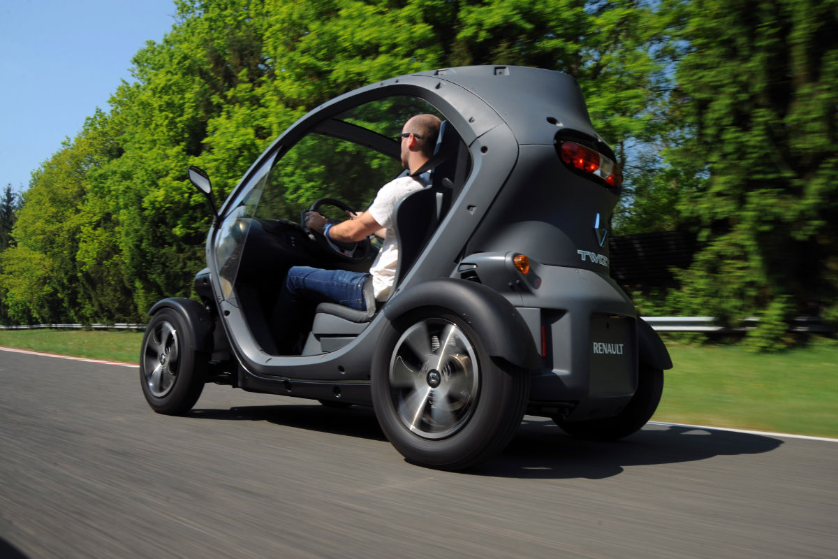 Renault Twizy rear tracking