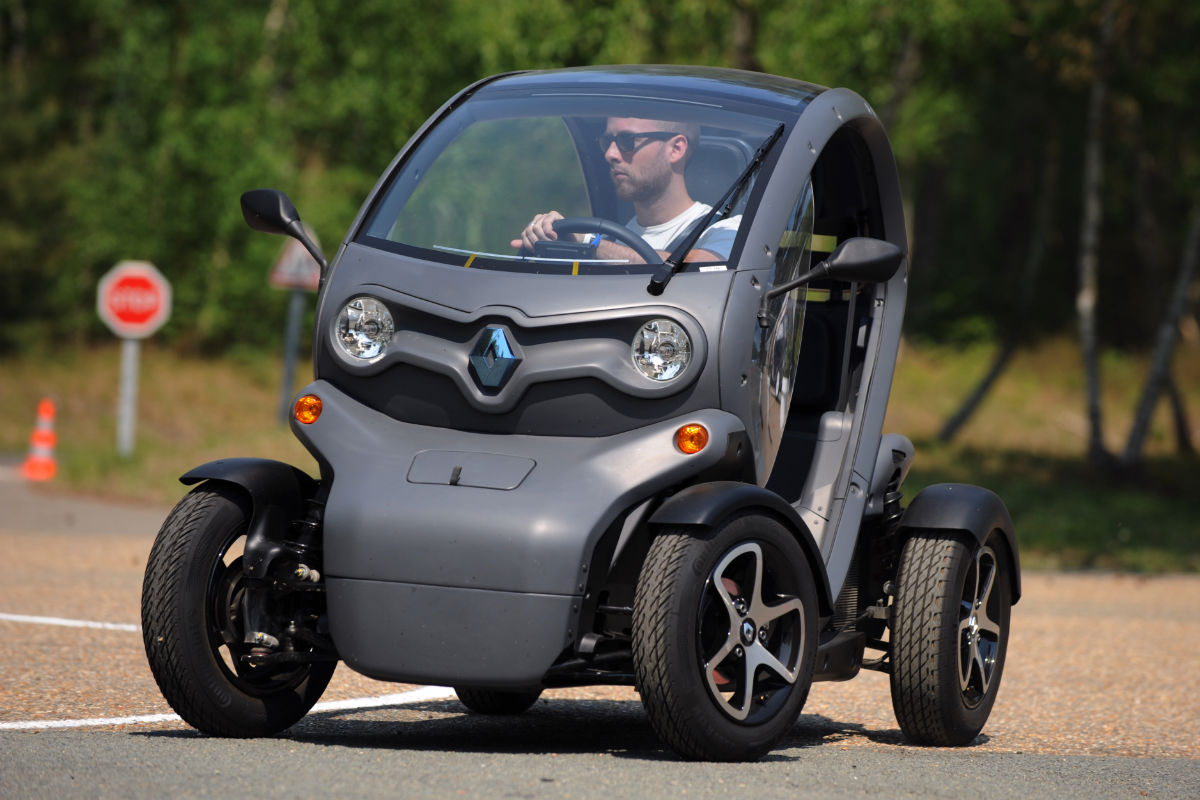 Renault Twizy cornering