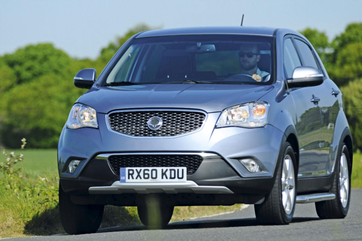SsangYong Korando front corner