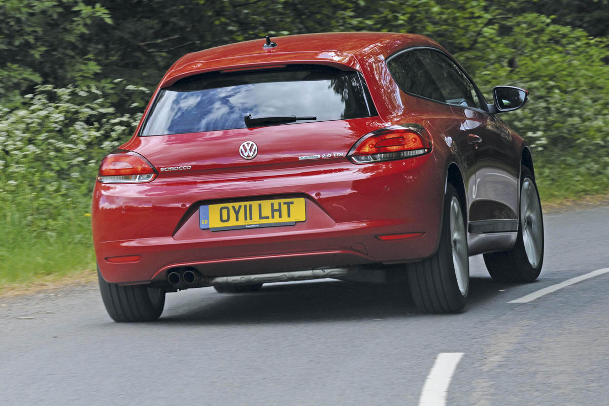 VW Scirocco Bluemotion rear corner