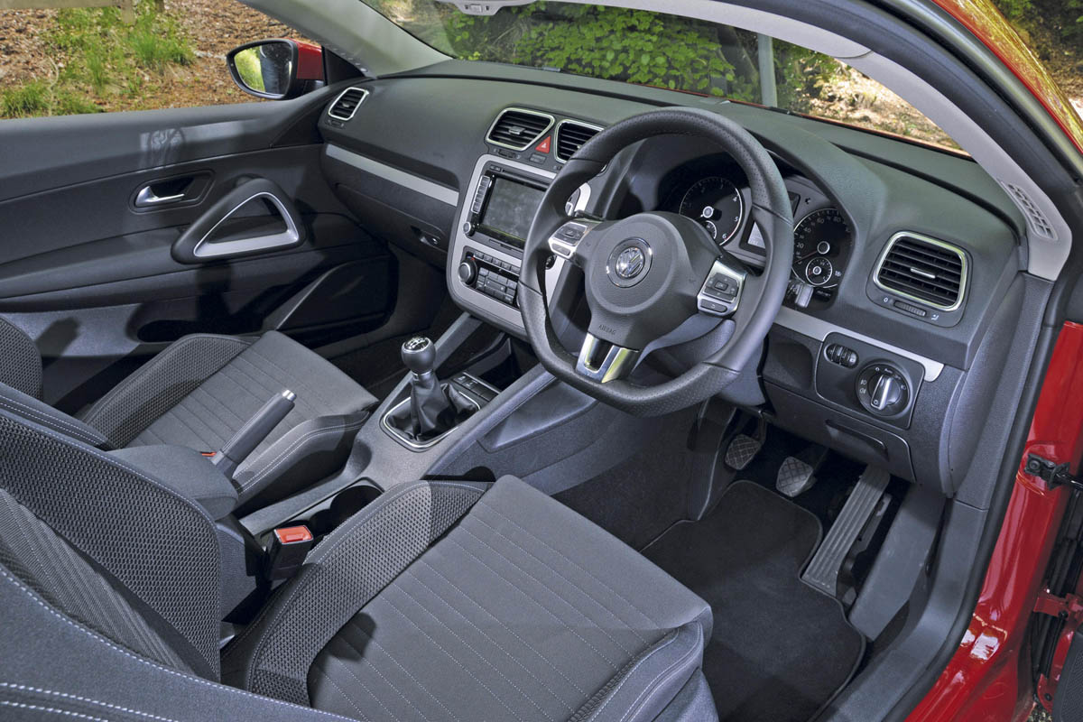 VW Scirocco Bluemotion interior