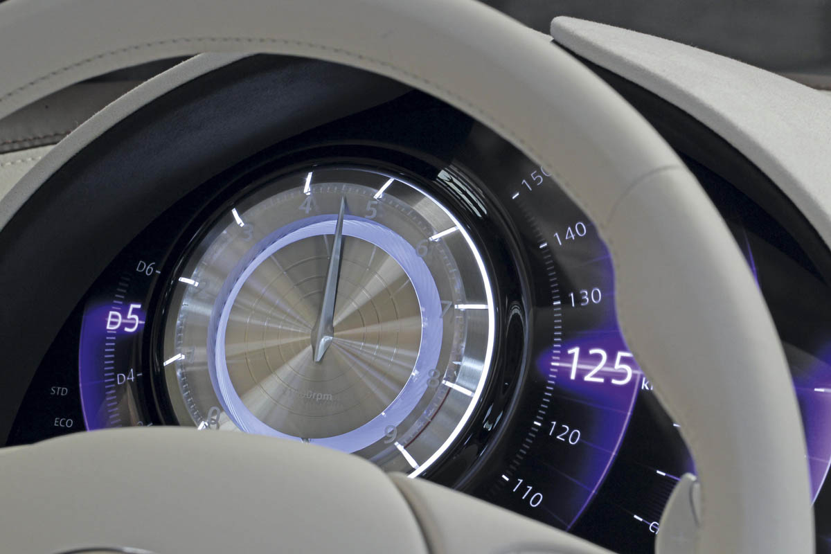 Infiniti Etherea dials