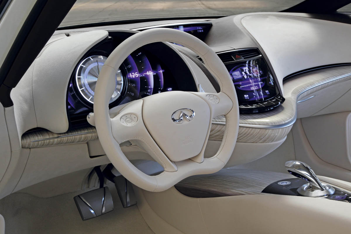 Infiniti Etherea steering