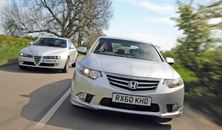 Honda Accord vs Alfa 159 header