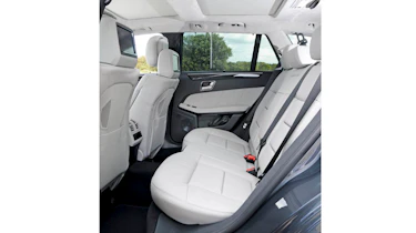 Mercedes E350 rear seats
