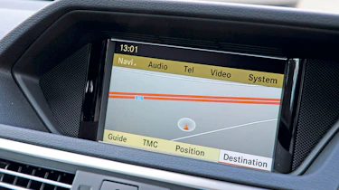 Mercedes E350 sat-nav