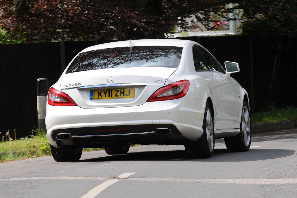 Mercedes CLS 350 rear track