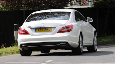 Mercedes CLS 350 rear track