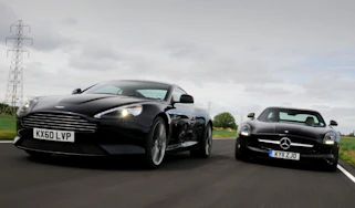 Aston Martin Virage vs Mercedes SLS AMG
