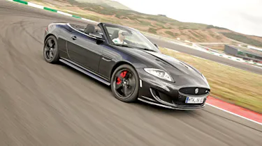 Jaguar XKR Convertible cornering