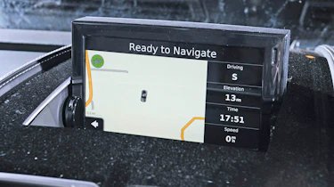 Aston Martin Virage sat-nav