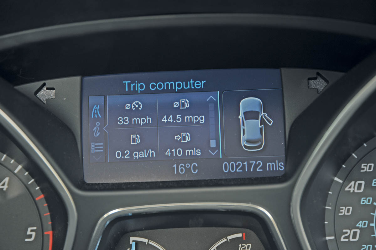 Ford Focus 1.6 TDCi display