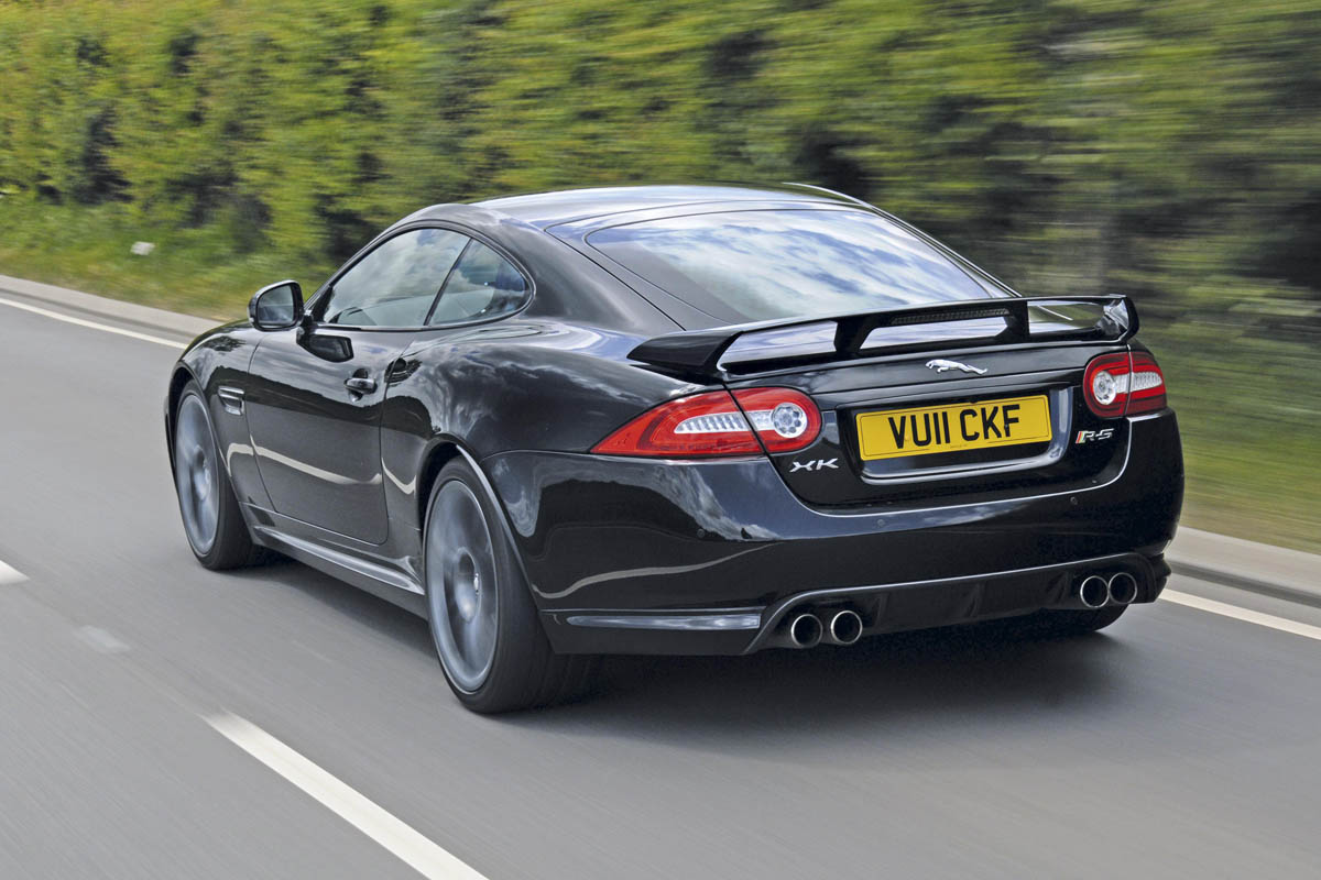Jaguar XKR-S rear track