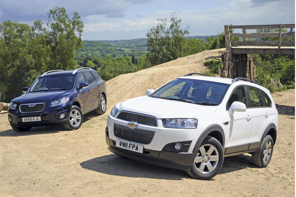 Chevrolet Captiva vs Hyundai Sante Fe