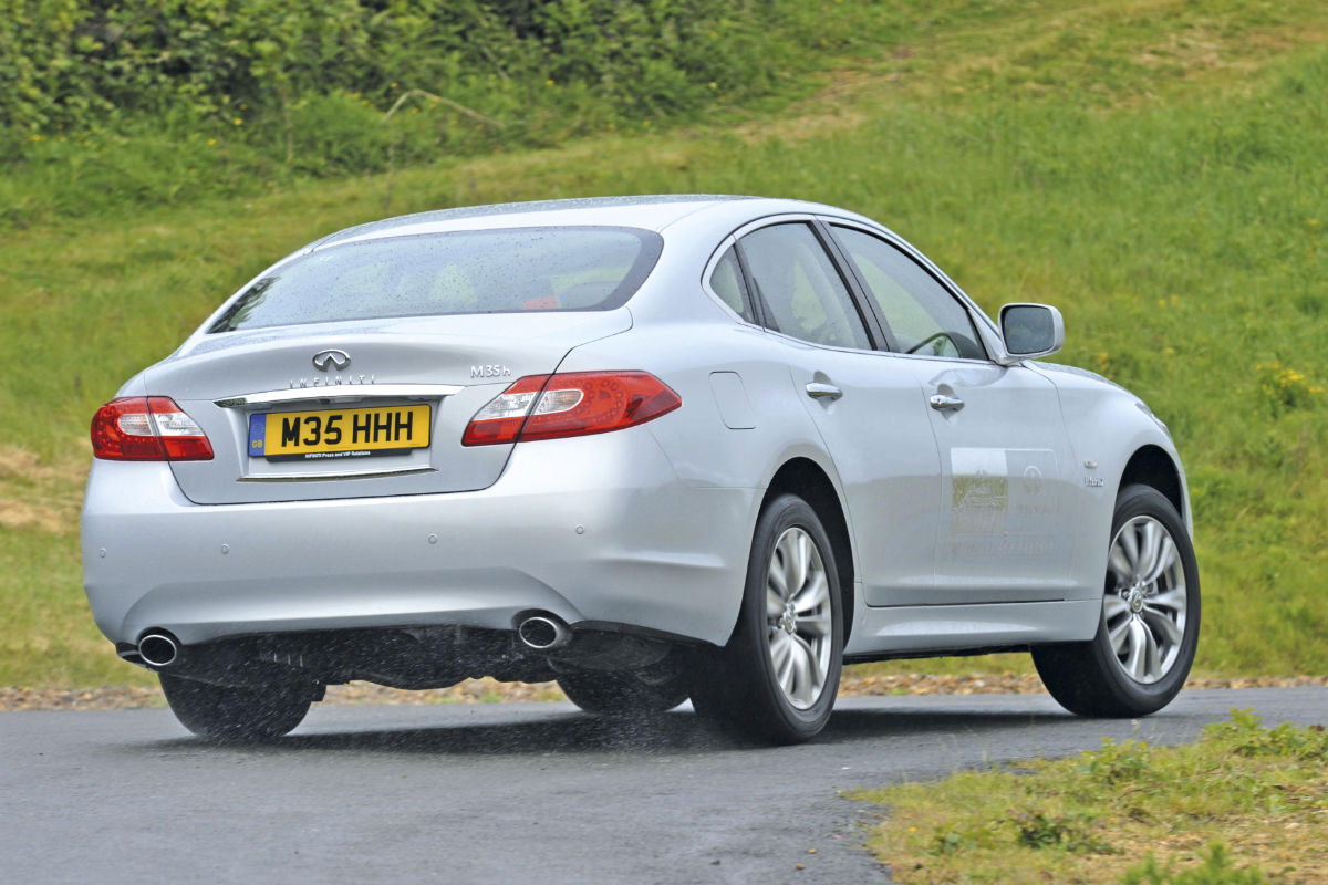 Infiniti Hybrid rear corner