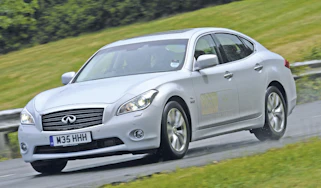 Infiniti M35h front corner