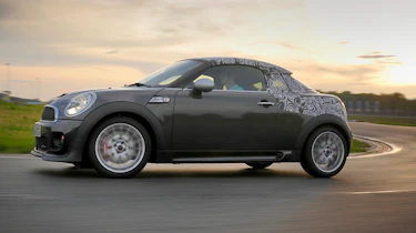 MINI Coupé sunset cornering