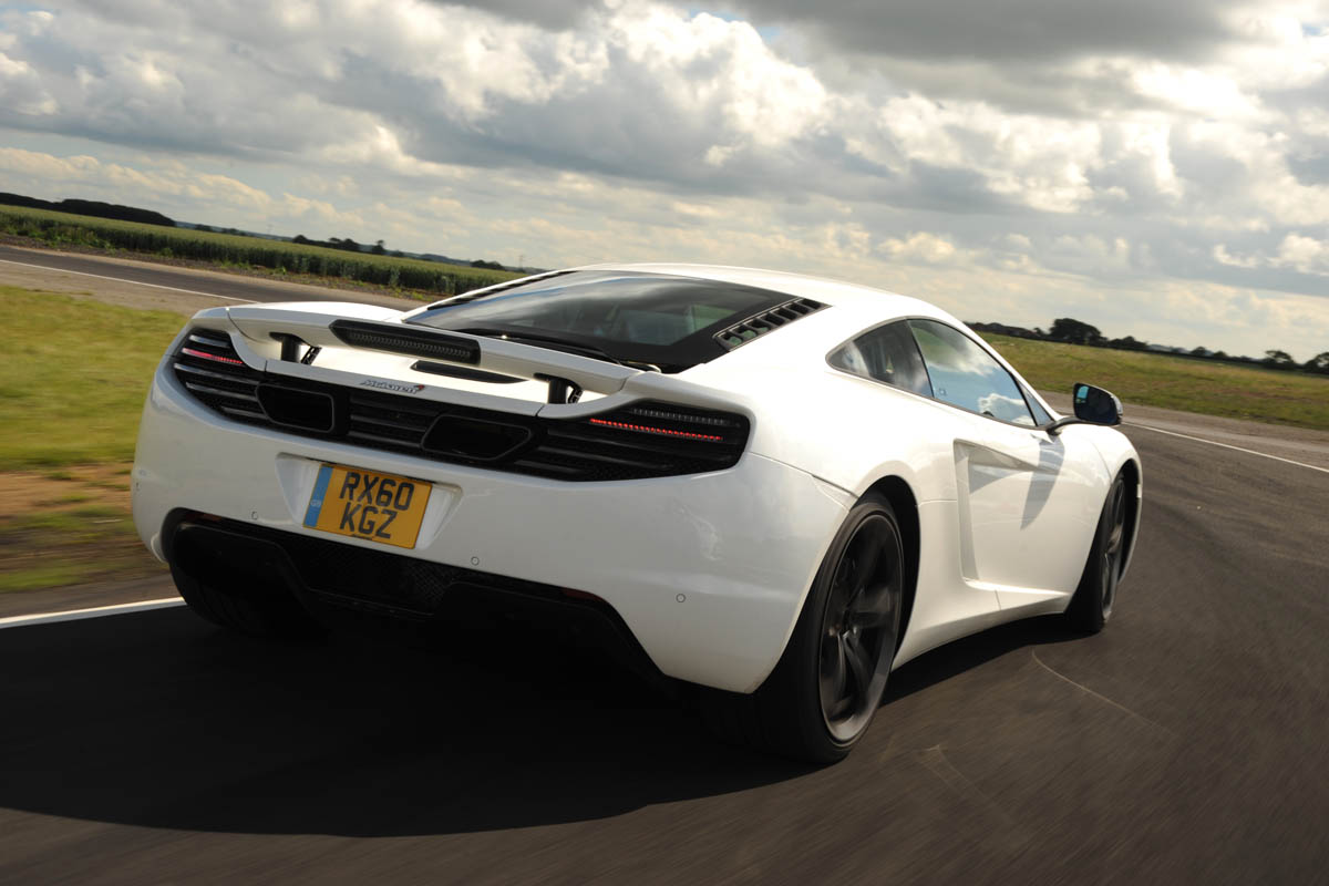 McLaren MP4-12C rear track
