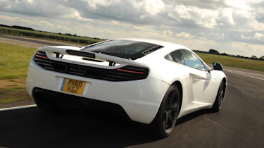 McLaren MP4-12C rear track
