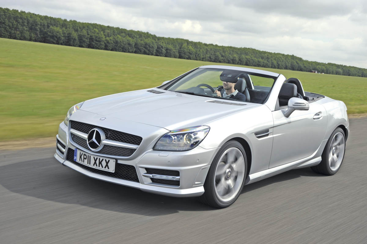 Mercedes SLK 200 front track