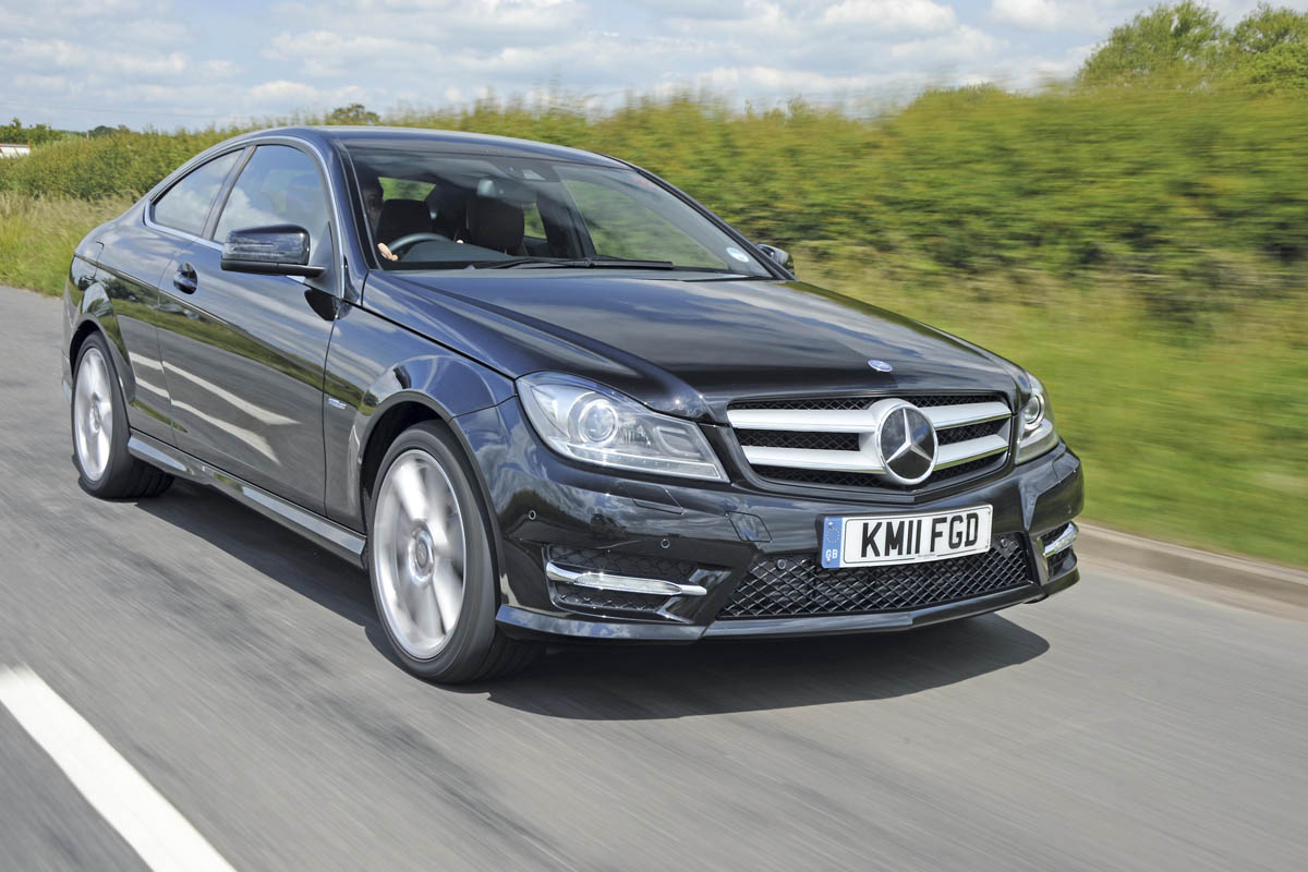 Mercedes C220 CDI Coupe front track