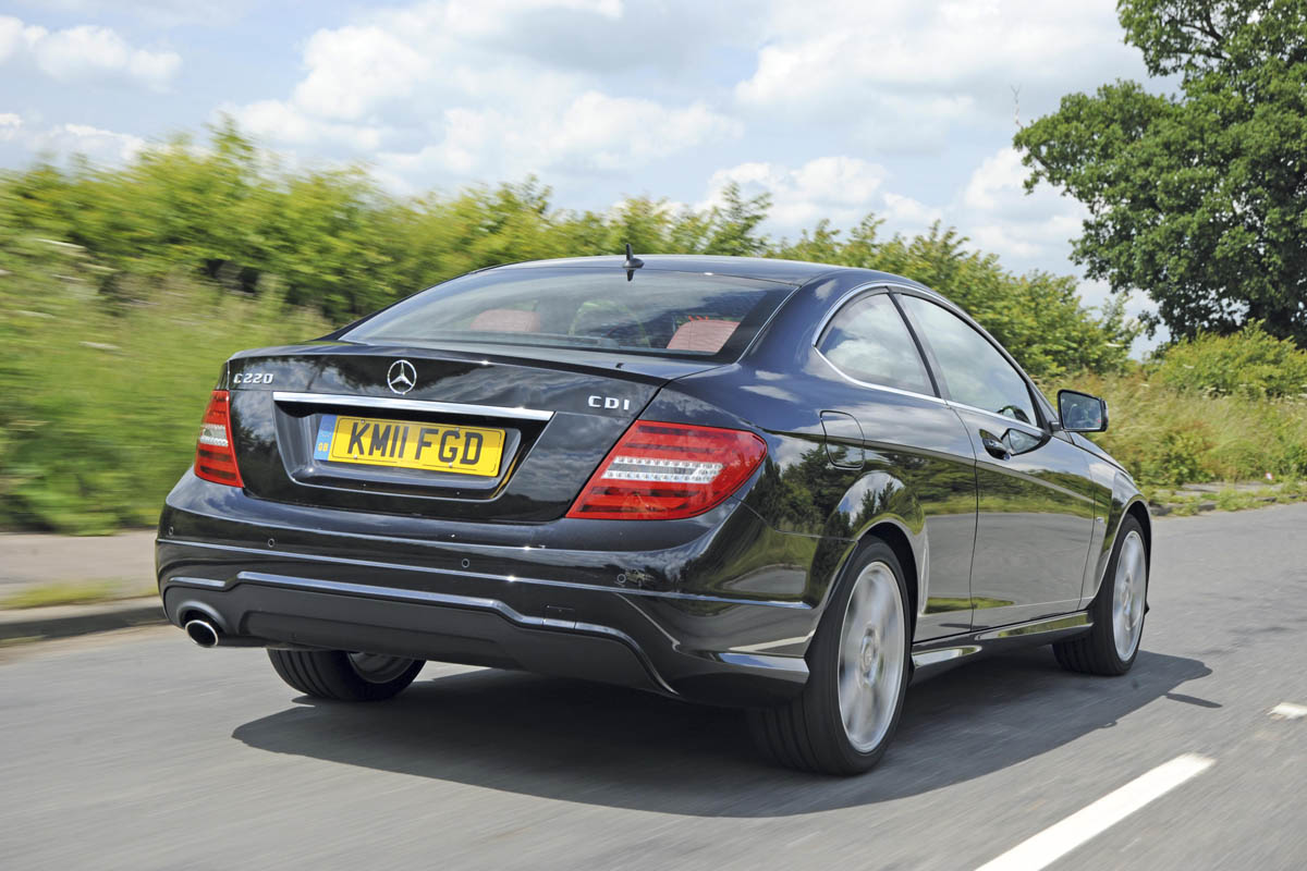 Mercedes C220 CDI Coupe rear track