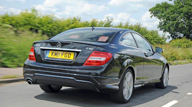 Mercedes C220 CDI Coupe rear track
