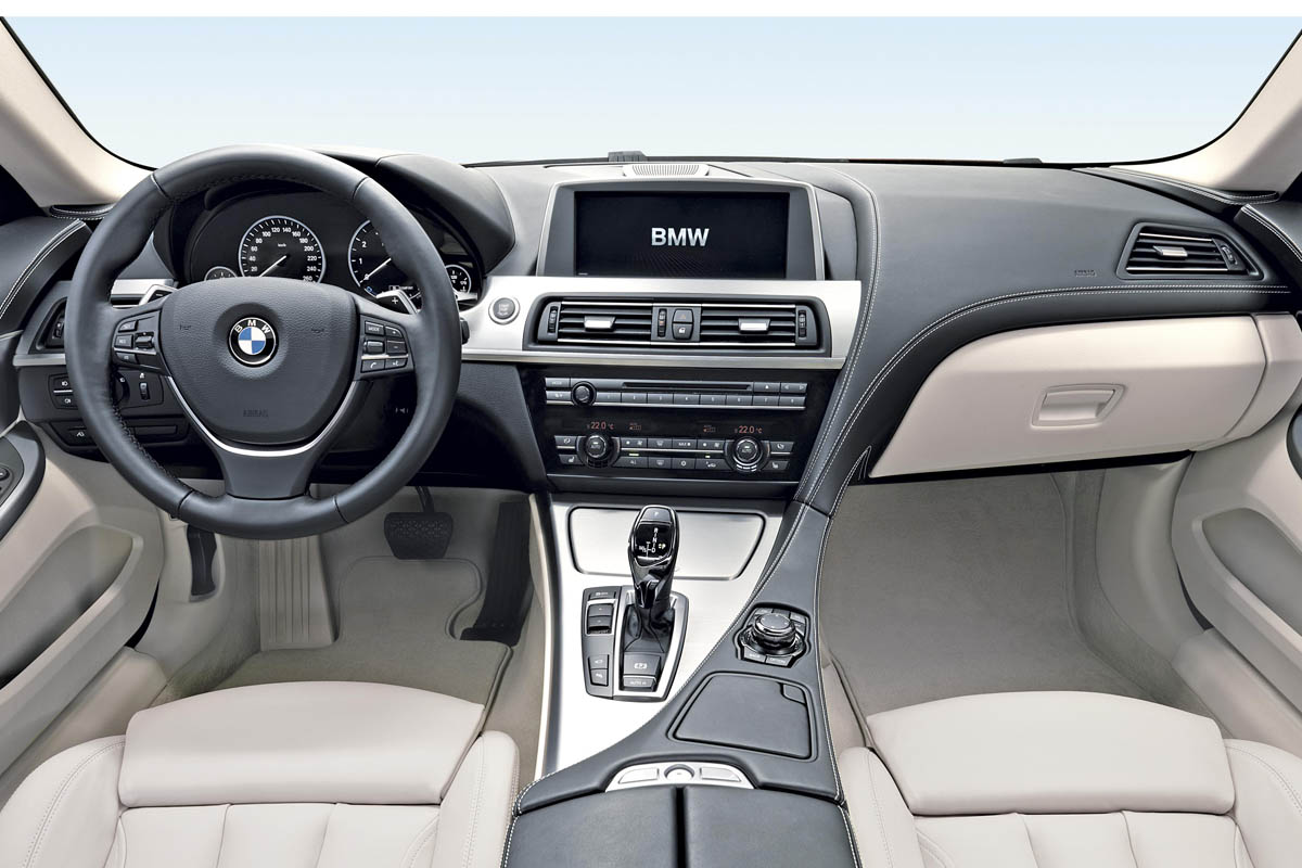 BMW 640i cabin