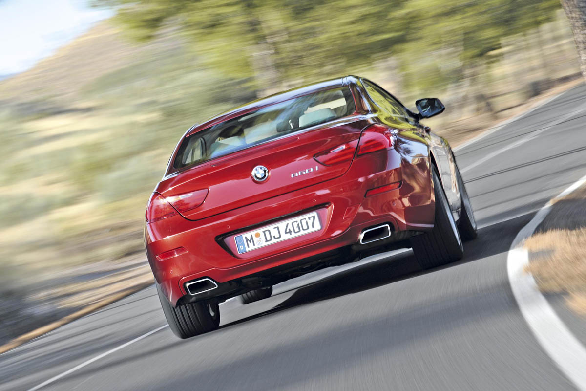 BMW 640i rear