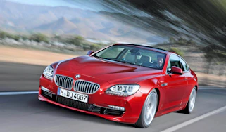BMW 640i front track
