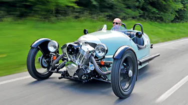 Morgan 3 Wheeler front track