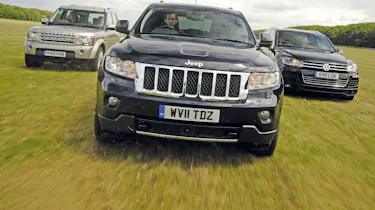 Jeep Grand Cherokee vs Land Rover Discovery vs Volkswagen Touareg