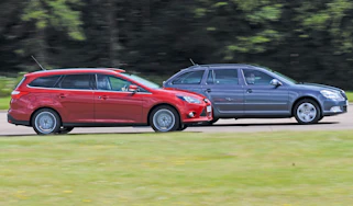 Ford Focus Estate and Skoda Octavia Estate