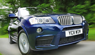 BMW X3 30d M Sport front tracking
