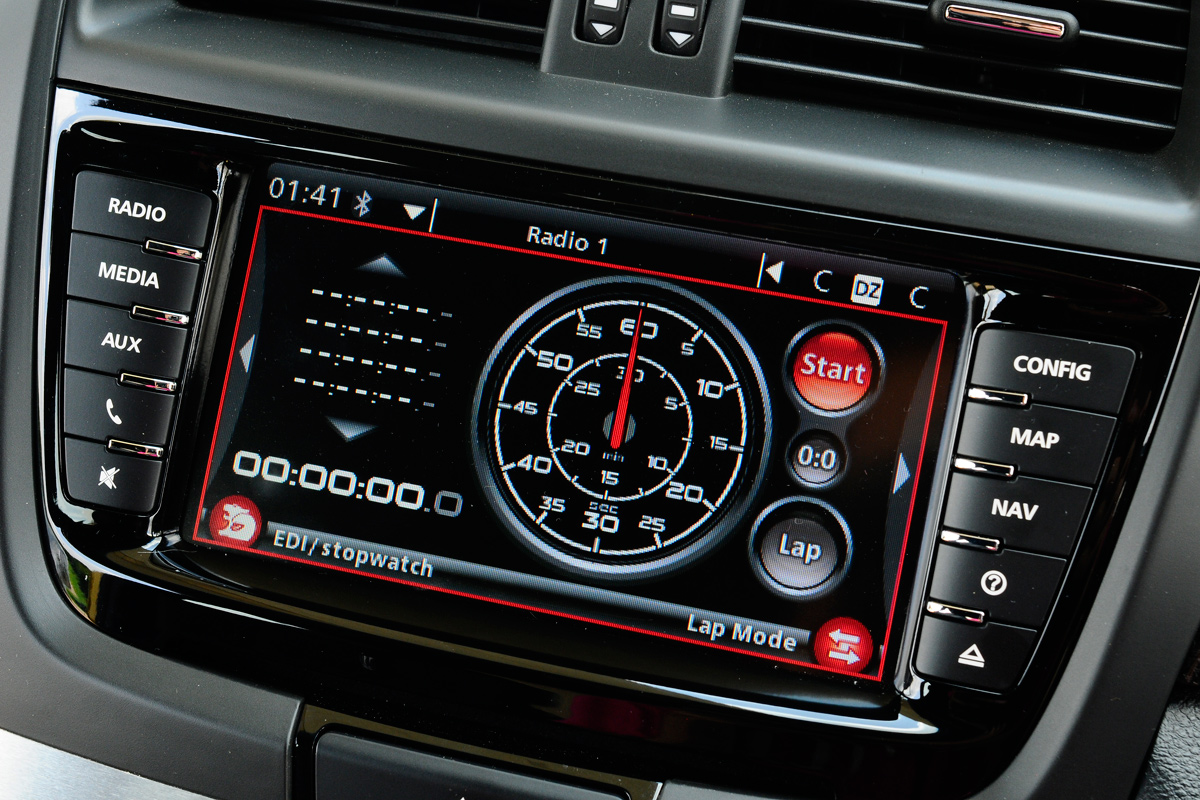 Vauxhall VXR8 GTS sat-nav