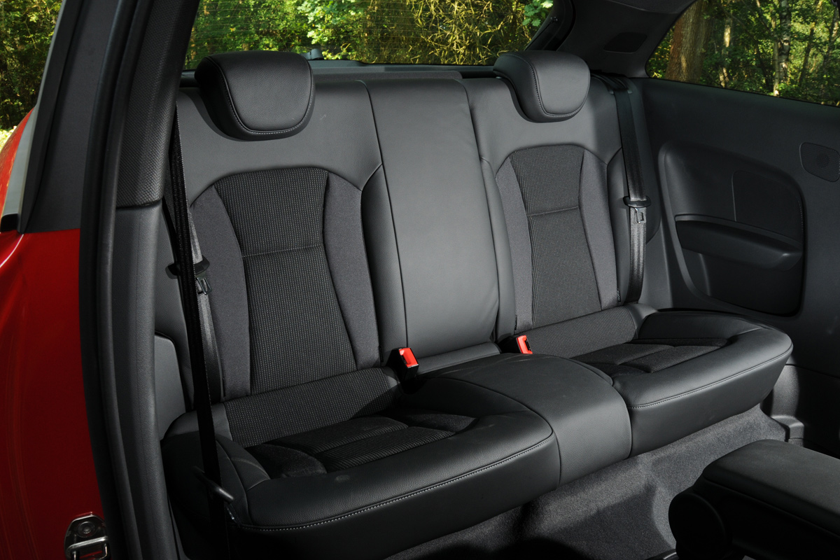 Audi A1 rear seats