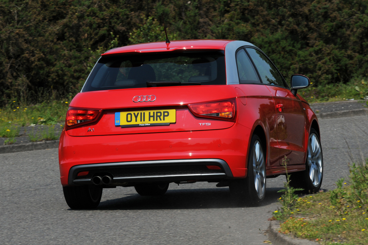 Audi A1 rear cornering