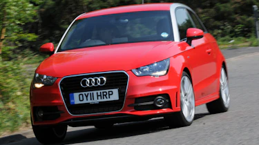 Audi A1 front cornering